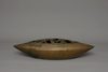 LARGE BRONZE JAPANESE KÔRO 香炉 (CENSER) BY THE ARTIST KANÔ REIHO, SHOWA PERIOD (1926-1989)