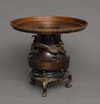 A JAPANESE BRONZE FLOWER VASE, SHOWA PERIOD (1926-1989)
