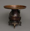 A JAPANESE BRONZE FLOWER VASE, SHOWA PERIOD (1926-1989)