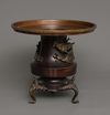 A JAPANESE BRONZE FLOWER VASE, SHOWA PERIOD (1926-1989)