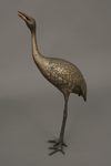 TWO JAPANESE BRONZE CRANES, TAISHO PERIOD (1912-1926)