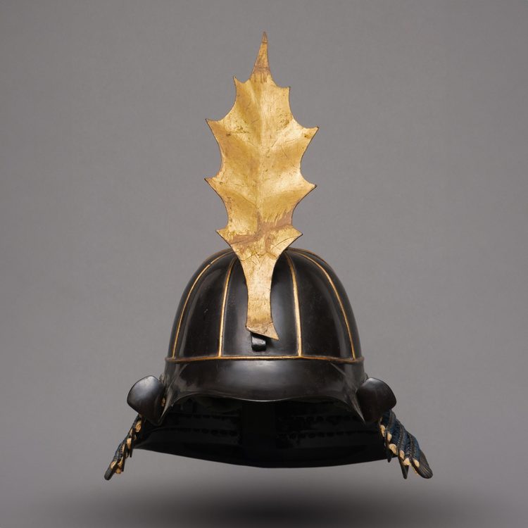 A JAPANESE KABUTO – HELMET WITH RIDGES, 19TH CENTURY