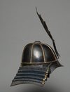 A JAPANESE KABUTO – HELMET WITH RIDGES, 19TH CENTURY