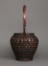 A LARGE JAPANESE IKEBANA FLOWER BASKET, SHOWA PERIOD (1926-1989)