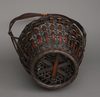 A LARGE JAPANESE IKEBANA FLOWER BASKET, SHOWA PERIOD (1926-1989)