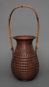 A JAPANESE IKEBANA BASKET BY CHIKUBOSAI II, LATE 20TH CENTURY