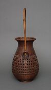 A JAPANESE IKEBANA BASKET BY CHIKUBOSAI II, LATE 20TH CENTURY