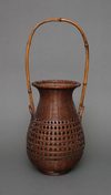A JAPANESE IKEBANA BASKET BY CHIKUBOSAI II, LATE 20TH CENTURY