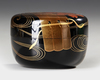 SIGNED NATSUME TEA CADDY WITH GOLD AND SILVER LEAF DECORATION, 20TH CENTURY