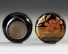 SIGNED NATSUME TEA CADDY WITH GOLD AND SILVER LEAF DECORATION, 20TH CENTURY