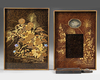 EXQUISITE JAPANESE SUZURIBAKO CALLIGRAPHY BOX WITH MASTERFUL HIGH-RELIEF LACQUER DESIGN, MEIJI PERIOD,1868-1912