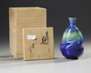 EXCEPTIONAL YASOKICHI VASE WITH ORIGINAL SIGNED BOX, LATE 20TH CENTURY