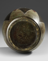 STUNNING ART DECO BRONZE VASE — GEOMETRIC ELEGANCE IN CLASSIC FORM, Ca 1920-30s