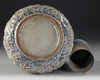 A JAPANESE GERI-TYPE CERAMIC VASE WITH FLORAL DESIGN, 20TH CENTURY