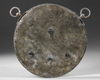 MUROMACHI–MOMOYAMA PERIOD BRONZE PENDANT – FUDŌ MYŌ-Ō GUARDIAN FIGURE,