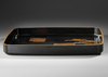 A LACQUERED JAPANESE TRAY WITH FESTIVAL CART AND PINE TREE LANDSCAPE,MEIJI PERIOD,1868-1912