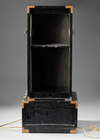 A COMPLETE LACQUERED JAPANESE BENTO FOOD CONTAINER SET WITH ORIGINAL TRANSPORT BOXES, 20TH CENTURY
