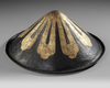A JAPANESE SAMURAI JINGASA TRAVELING HAT,EDO PERIOD (1615–1868)