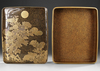 A JAPANESE SUZURIBAKO AND RYOSHIBAKO SET WITH IMPERIAL CHRYSANTHEMUM CREST, EDO PERIOD (1615–1868)