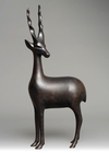 A JAPANESE ART DECO-STYLE ANTILOPE, SHOWA PERIOD (1926-1989)