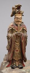 EXCEPTIONAL ZUSHI-SHRINE WITH 3 DEITIES,EDO PERIOD (1615–1868)