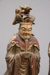 EXCEPTIONAL ZUSHI-SHRINE WITH 3 DEITIES,EDO PERIOD (1615–1868)