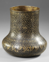 A GILT INDIAN BRONZE BADAYA, INDIA, 19TH-20TH CENTURY
