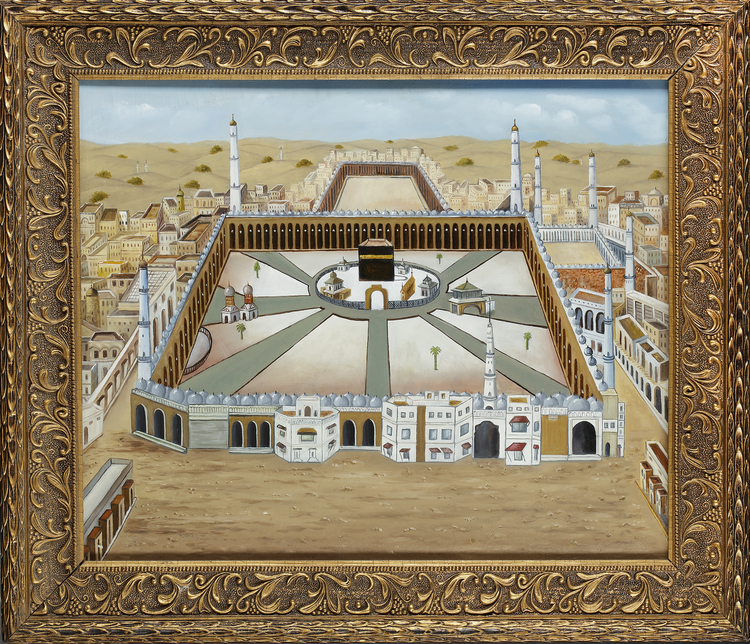 A MECCA PAINTING, 20TH CENTURY