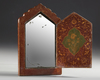 A QAJAR PAPIER-MÂCHÉ MIRROR CASE, PERSIA 19TH CENTURY