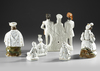 COLLECTION OF PORCELAIN SULTAN AND SULTANA CONTAINER MODELS, JACOB PETIT, 19TH CENTURY