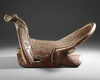 A BUZKASHI SADDLE, CENTRAL ASIA, 19TH-20TH CENTURY