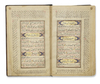 A SAFAVID QURAN WITH PERSIAN TRANSLATIONS MOST PROBABLY BY AQA HADI IBN MULLA MUHAMMAD SALIH MAZANDARANI, COPIED BY MUHTASHAM AL-ISFAHANI, THE ROYAL SCRIBE ( KATIB AL-SULTANI ), PERSIA, EARLY 18TH CENTURY