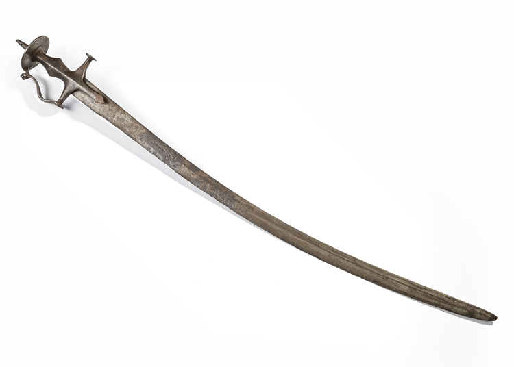 AN INDIAN TULWAR SWORD, 19TH CENTURY