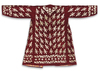 AN OTTOMAN GILT-THREAD-EMBROIDERED RED VELVET JACKET