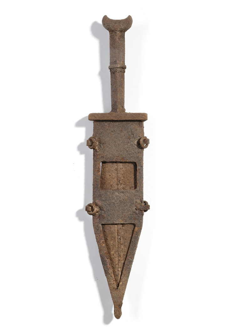 AN IRON PUGLIO OR SHORT DAGGER, ROMAN, 1ST CENTURY AD