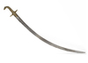 AN INDIAN OR PERSIAN SWORD, 19TH CENTURY