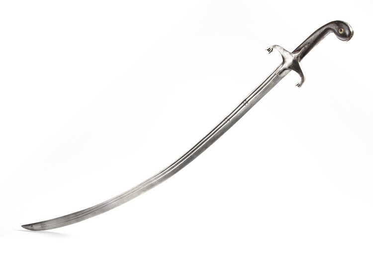 AN INDIAN SHAMSHIR SWORD, 19TH CENTURY