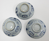 THREE CHINESE BLUE AND WHITE BOWLS, WANLI PERIOD (1572-1620)