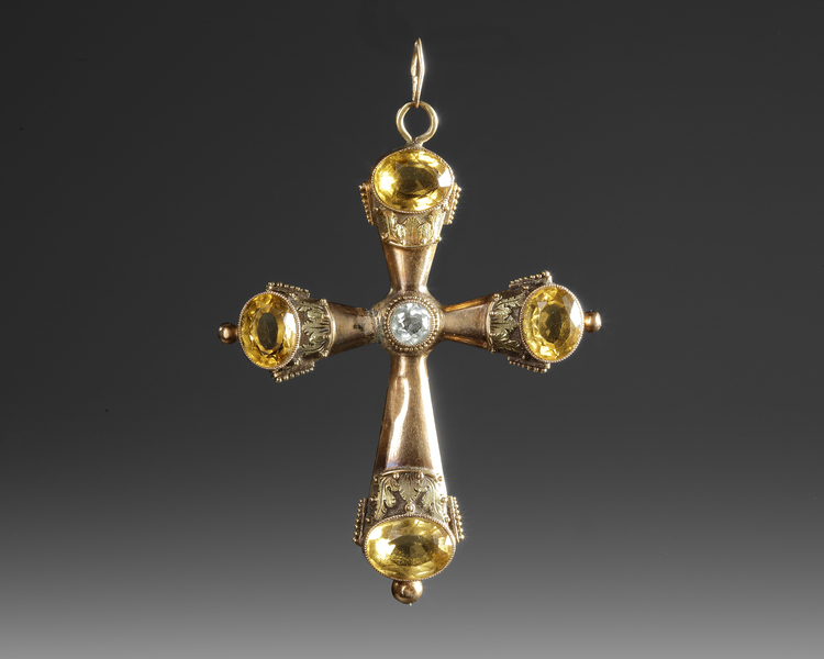 GOLD CROSS FROM THE 19TH CENTURY