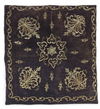 AN OTTOMAN GILT-THREAD EMBROIDERED VELVET BOHCA, TURKEY 20TH CENTURY