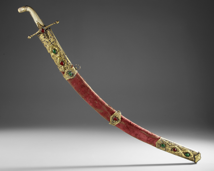 AN OTTOMAN OR PERSIAN SWORD, 20TH CENTURY