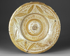 HISPANO-MORESQUE FAIENCE DISH,16TH CENTURY