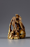 A JAPANESE NETSUKE CARVING