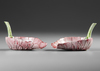 A PAIR OF CHINESE FAMILLE ROSE 'LOTUS' CUPS, 19TH-20TH CENTURY