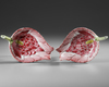 A PAIR OF CHINESE FAMILLE ROSE 'LOTUS' CUPS, 19TH-20TH CENTURY