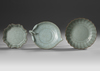 THREE CHINESE GUAN-TYPE WARES, QING DYNASTY (1644-1912)