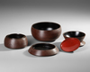 A JAPANESE CALABAS-SHAPED BENTO FOOD CONTAINER, 20TH CENTURY
