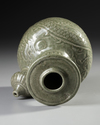 A CHINESE CELADON-GLAZED KENDI,19TH CENTURY