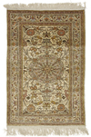 AN ANOTALIAN SILK CARPET, KAYSERI, CIRCA 1970