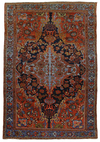 A MALAYER RUG, PERSIA, MID 19TH CENTURY